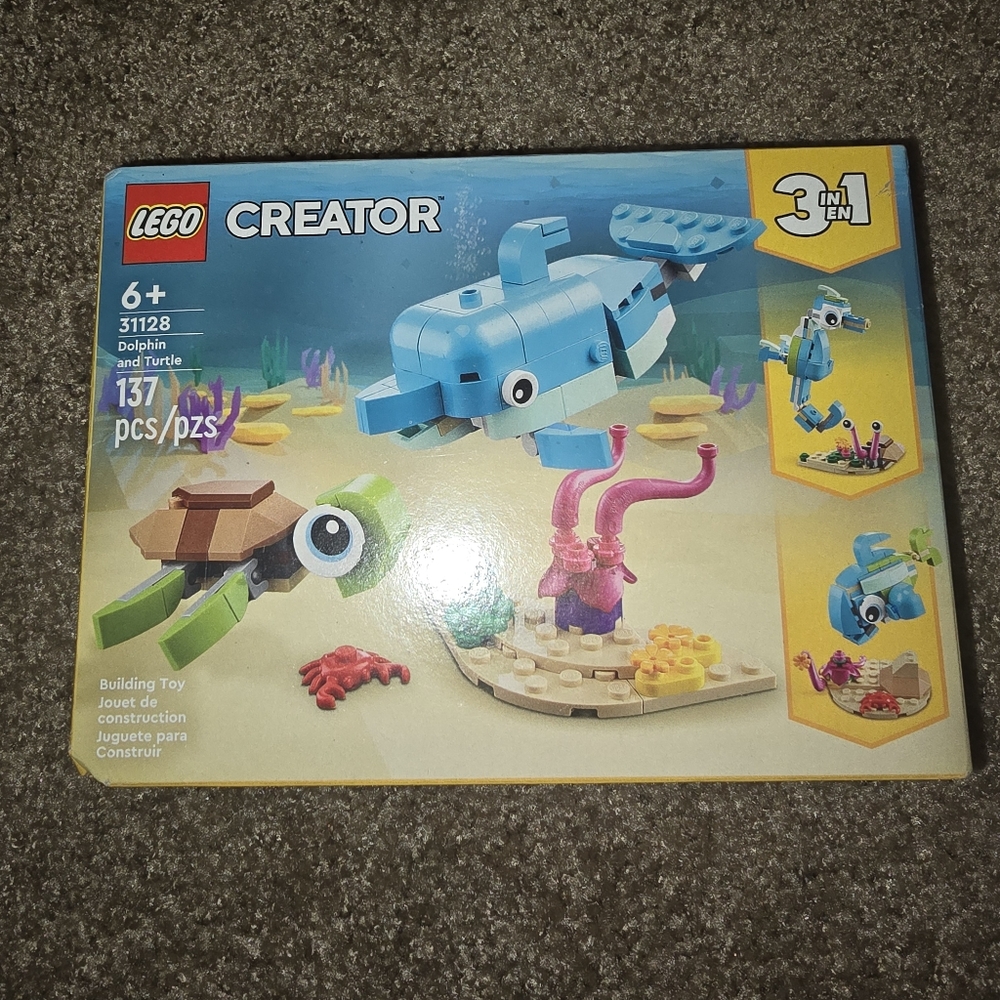 Lego Dolphin and Turtle 31128